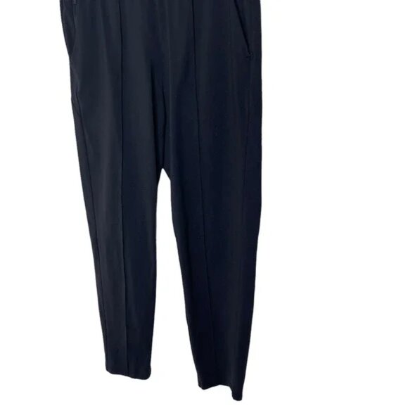 ATHLETA Venice Mid Rise Zip Pocket Stretch Tapered Pintuck Pants Black, Small - Picture 6 of 10